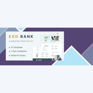 Exobank – Financial Elementor Template Kit Download