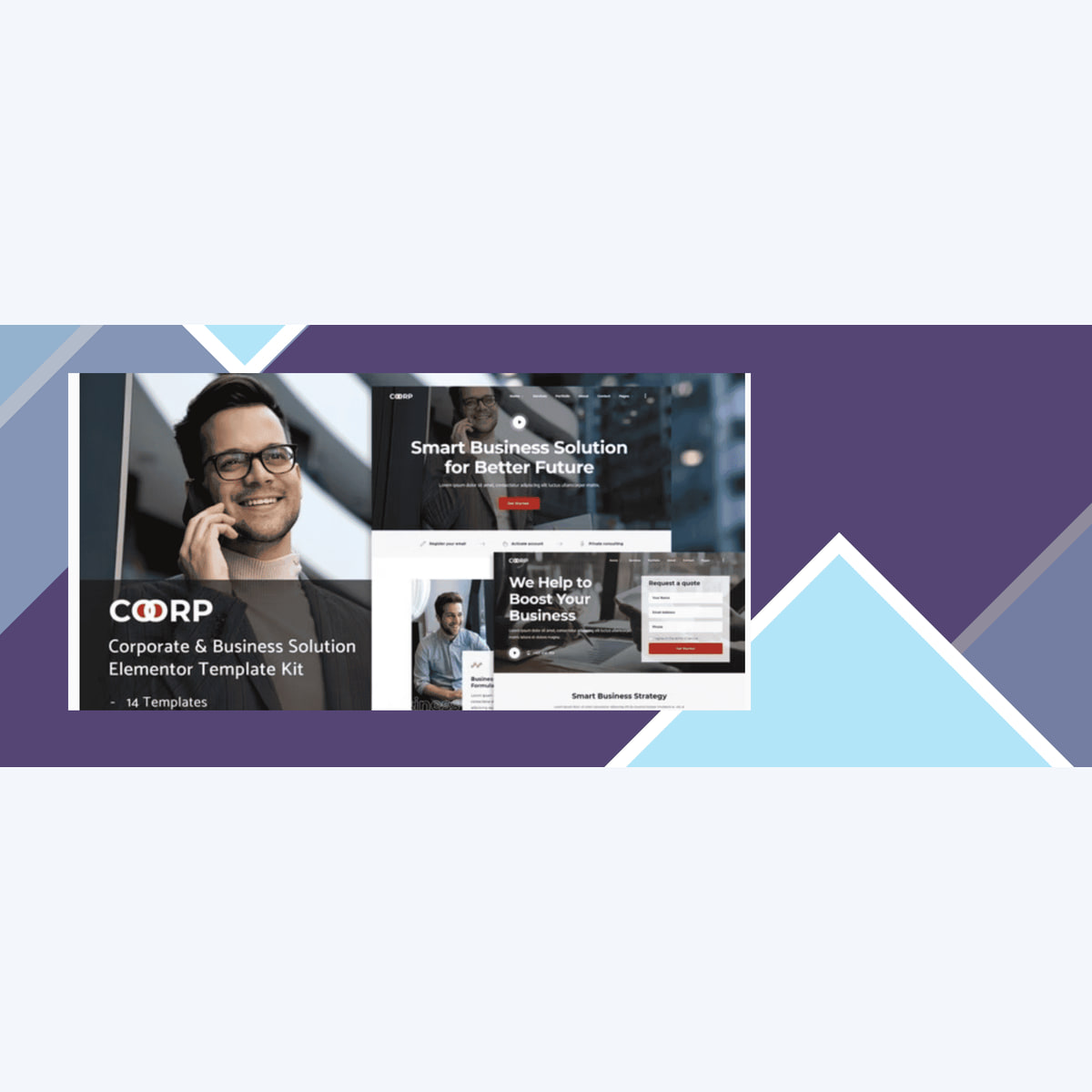 Coorp – Multi-purpose Business Solutions Elementor Template Kit