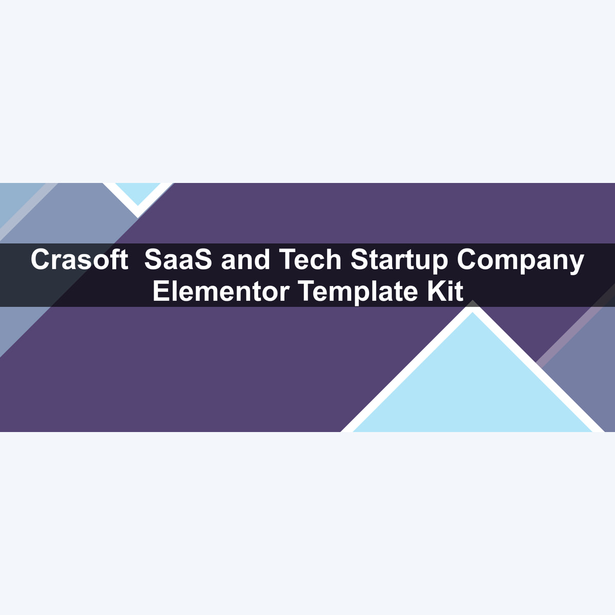 Crasoft – SaaS and Tech Startup Company Elementor Template Kit