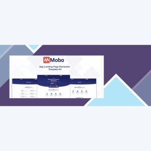 Mobo – App Landing Page Elementor Template Kit