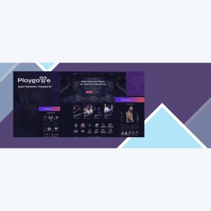 Playgame – Esports Elementor Template Kit