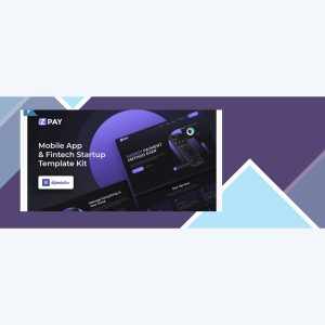 iZPAY – Mobile App and Fintech Startup Elementor Template Kit