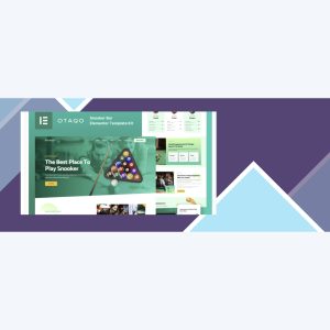 Otaqo – Snooker and Pool Bar Elementor Template Kit