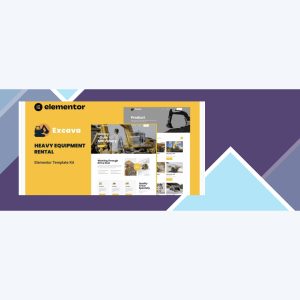 Excava – Heavy Equipment Rental Elementor Template Kit