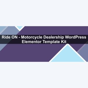 Ride ON – Motorcycle Dealership WordPress Elementor Template Kit