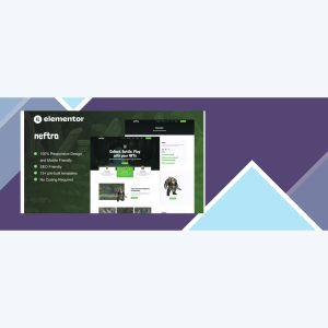Neftro – Game NFT Elementor Template Kit