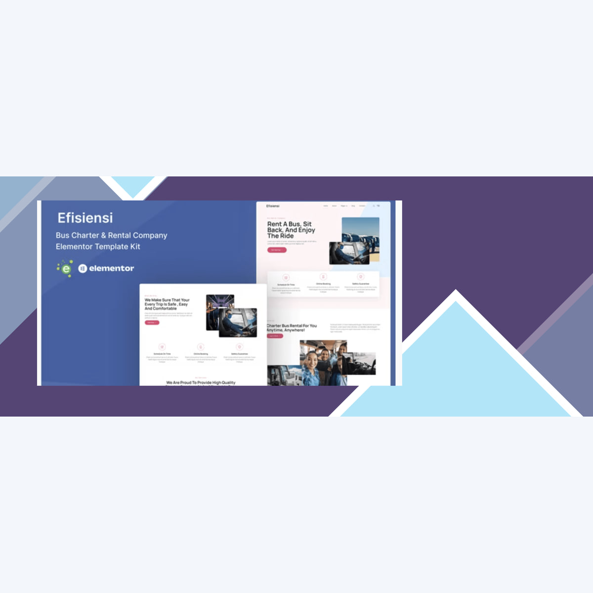 Efisiensi – Bus Charter and Rental Company Elementor Template Kit
