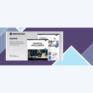 Savee – Financial Consulting Elementor Template Kit