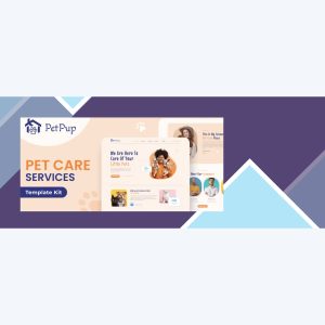 PetPup – Pet Care Services Elementor Template Kit