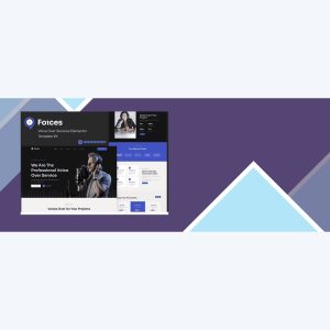 Foices – Voice Over Services Elementor Template Kit