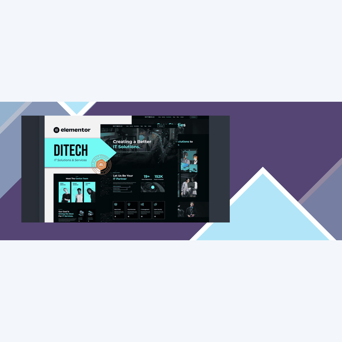 Ditech – IT Solutions and Services Company Elementor Template Kit
