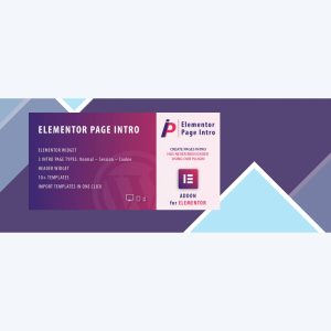 Page Intro for Elementor WordPress Plugin