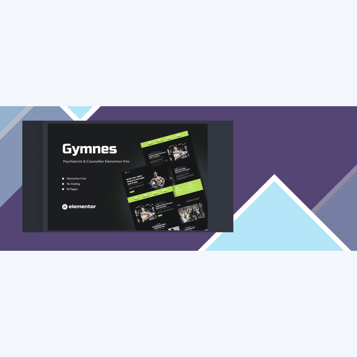 Gymnes – Fiteness and Gym Elementor Template Kit