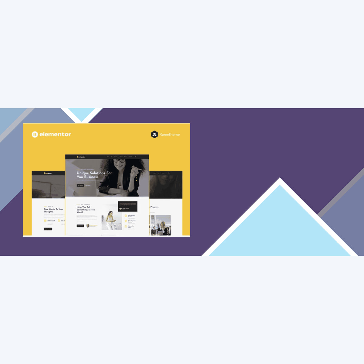 Contenta – Content Writing Services Elementor Pro Full Site