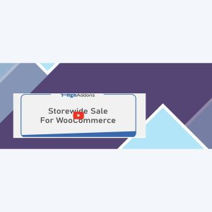 Storewide Sale For WooCommerce