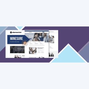 Minesure – Insurance Business Elementor Template Kit