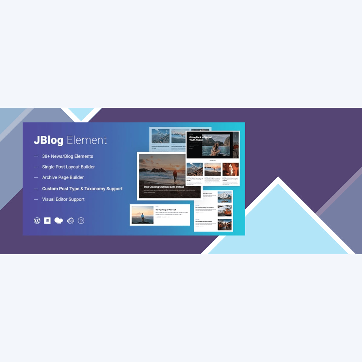 JBlog Elements – Magazine & Blog Add Ons for Elementor & WPBakery Page Builder