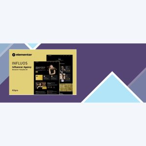 Influos – Influencer Agency Elementor Template Kit