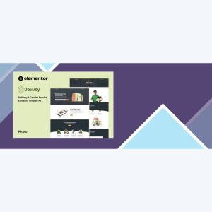 Delivey – Delivery & Courier Service Elementor Template Kit