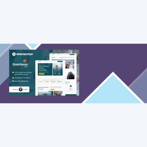 Quantessa – Finance and Business Consulting Elementor Template Kit
