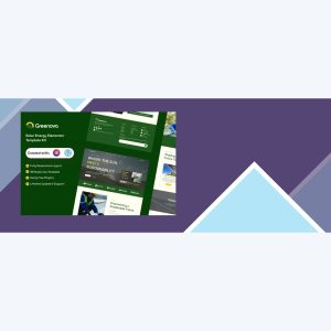 Greenova – Solar and Green Renewable Energy Elementor Template Kit