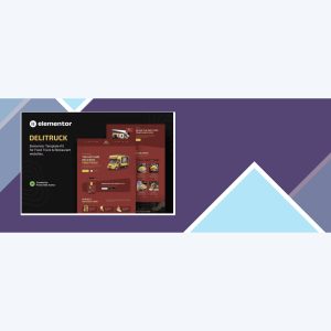 Delitruck – Food Truck and Restaurant Elementor Template Kit