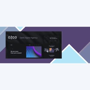 Ozod – Dark Digital Agency Elementor Template Kit