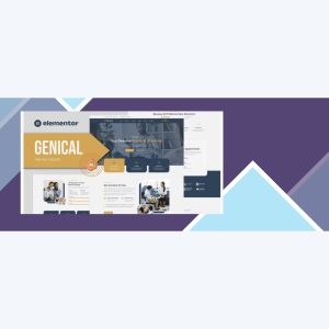 Genical – Mental Health and Therapy Elementor Template Kit