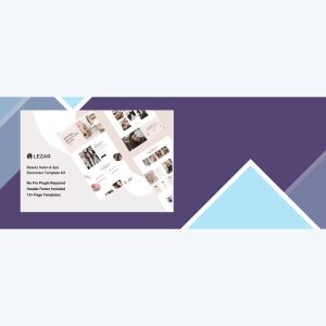 Lezar Beauty Salon and Spa Elementor Template Kit