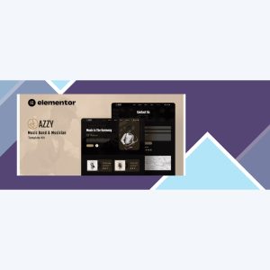 Jazzy – Music Band and Musician Elementor Template Kit