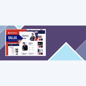 Dallas – Political Candidate Leader Elementor Teamplate Kit