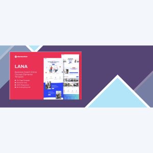 Lana – Business Coach Online Course Template Elementor