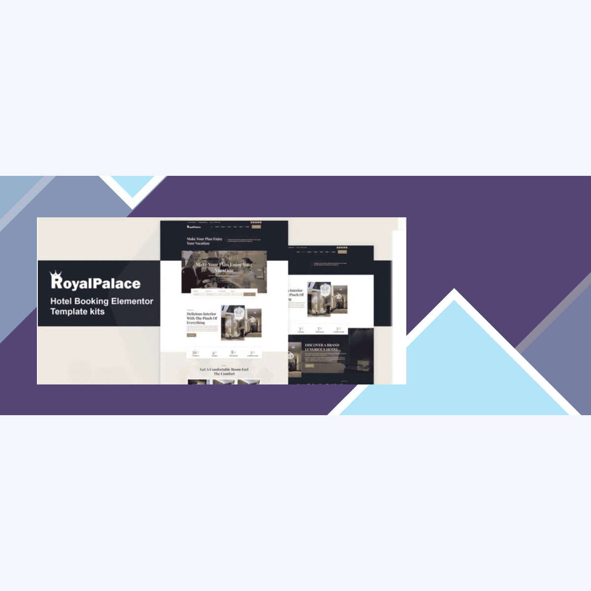 Royalpalace – Hotel Booking Elementor Pro Template Kit