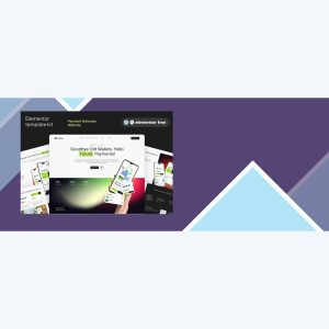Pobay – Online Payment Gateway Mobile Apps Elementor Template Kit