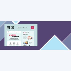 MEDO – Medical Delivery Startup Elementor Template Kit