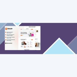 Educate – eLearning and Course Elementor Template Kit