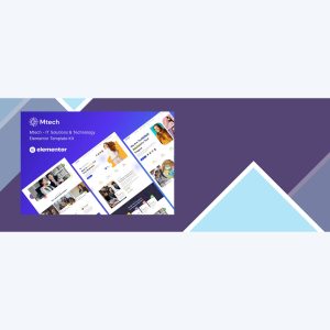 Mtech – IT Solutions and Technology Elementor Template Kit