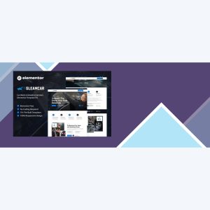 Gleamcar – Car Wash and Detailing Service Elementor Template Kit