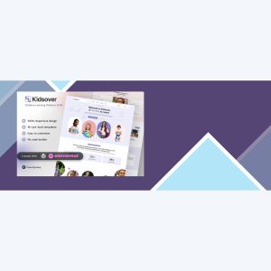 Kidsover- Children’s Learning Platform Elementor Template Kit