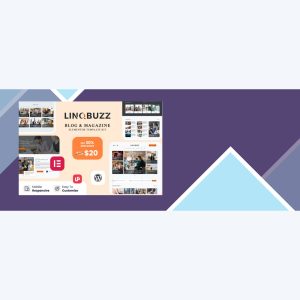 Linqbuzz – Blog and Magazine Elementor Pro Template Kit