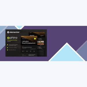 Ophira – Photography Portfolio Elementor Template Kit