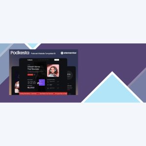 Podkesta – Dark Theme Podcast Elementor Template Kit