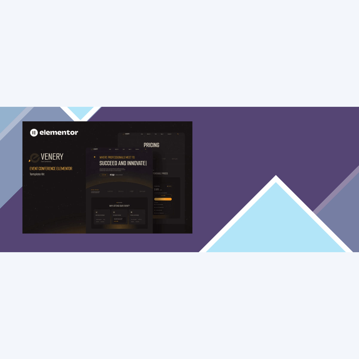 Evenery – Event Conference Elementor Template Kit