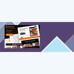 Interora – Interior Design Portfolio Elementor Template Kit