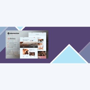 Relaxy – Spa and Wellness Elementor Template Kit