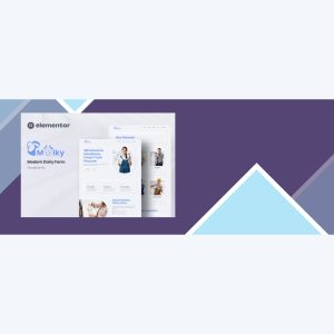 Moolky – Modern Dairy Farm Elementor Template Kit