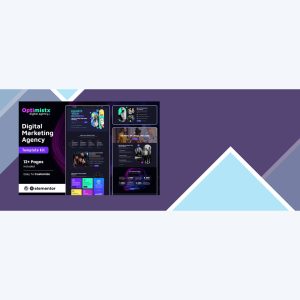 Optimistx – SEO and Digital Agency Elementor Template Kit