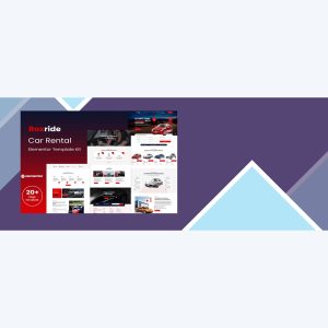Roxride – Car Rental Elementor Template Kit