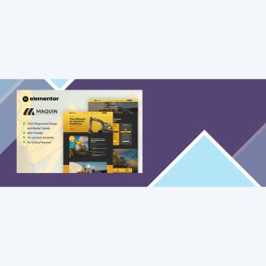 Maquin – Construction Equipment Rentals Elementor Pro Template Kit