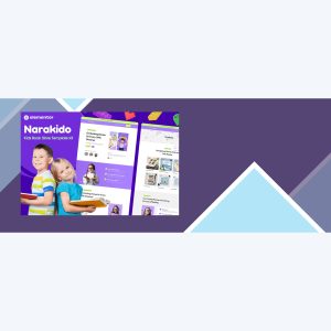 Narakido – Kids Bookstore Elementor Template Kit
